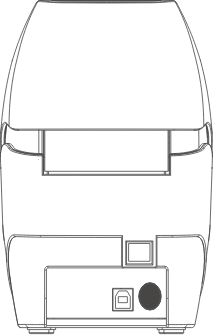 景區(qū)腕帶打印機后視