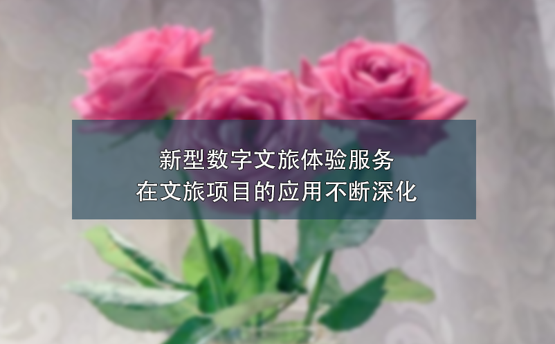 新型數(shù)字文旅體驗服務(wù)在文旅項目的應(yīng)用不斷深化g