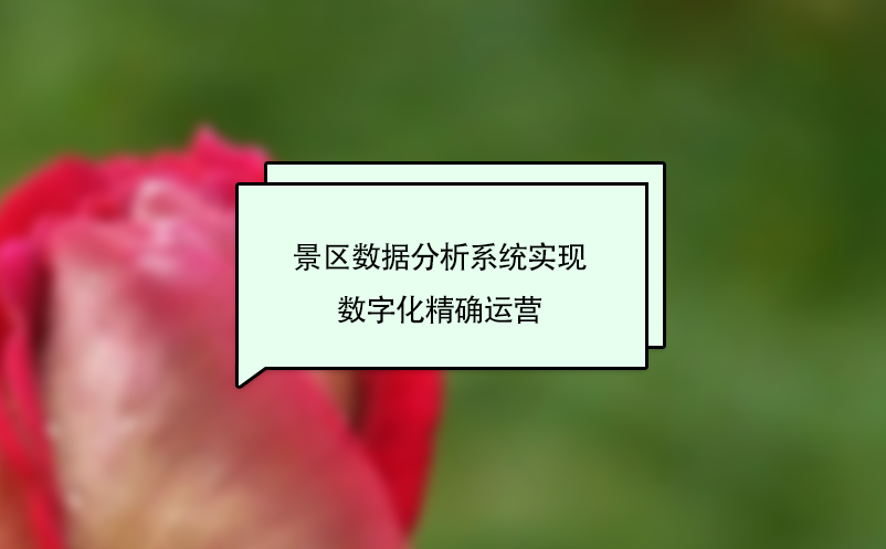 景區(qū)數(shù)據(jù)分析系統(tǒng)實(shí)現(xiàn)數(shù)字化精確運(yùn)營(yíng)