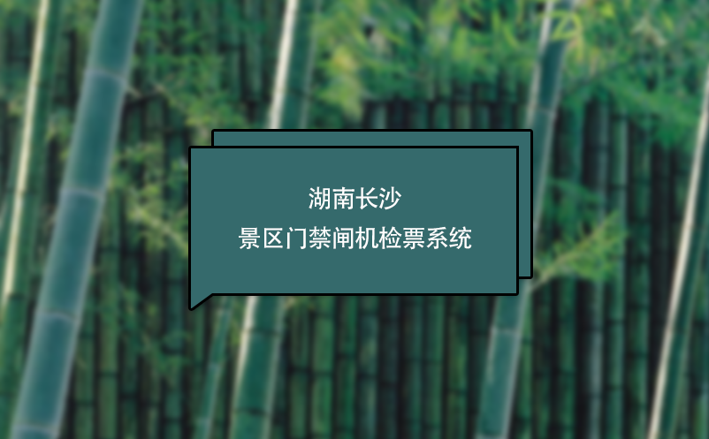 湖南長(zhǎng)沙景區(qū)門禁閘機(jī)檢票系統(tǒng)