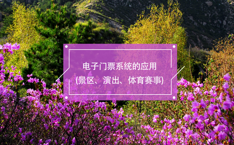 電子門票系統(tǒng)的應(yīng)用(景區(qū)、演出、體育賽事)