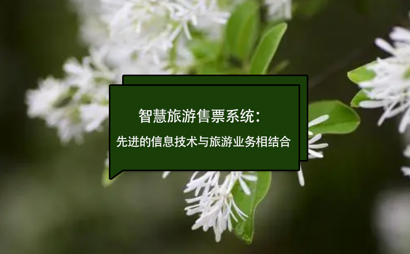 智慧旅游售票系統(tǒng)：先進的信息技術與旅游業(yè)務相結合