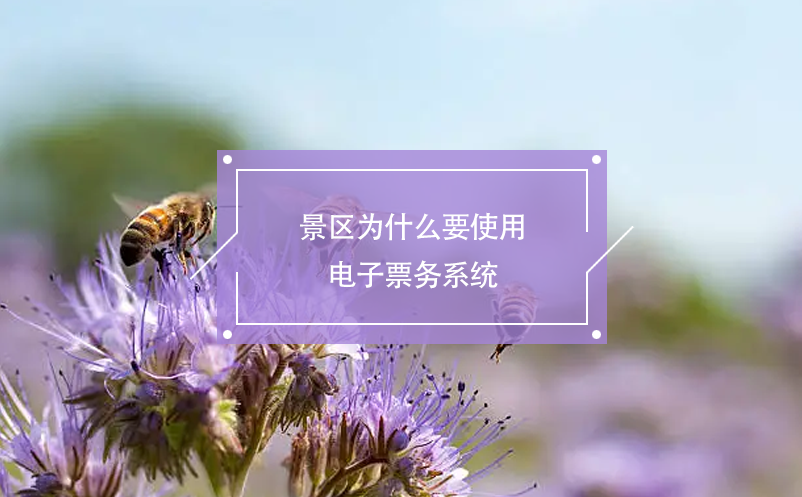 景區(qū)為什么要使用電子票務(wù)系統(tǒng)