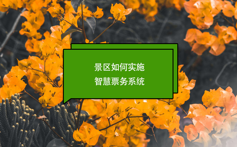 景區(qū)如何實(shí)施智慧票務(wù)系統(tǒng)