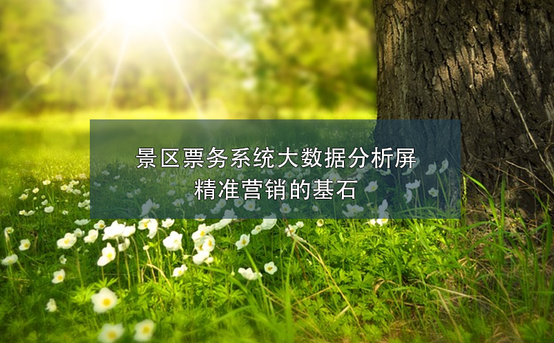 景區(qū)票務(wù)系統(tǒng)大數(shù)據(jù)分析屏：精準(zhǔn)營銷的基石