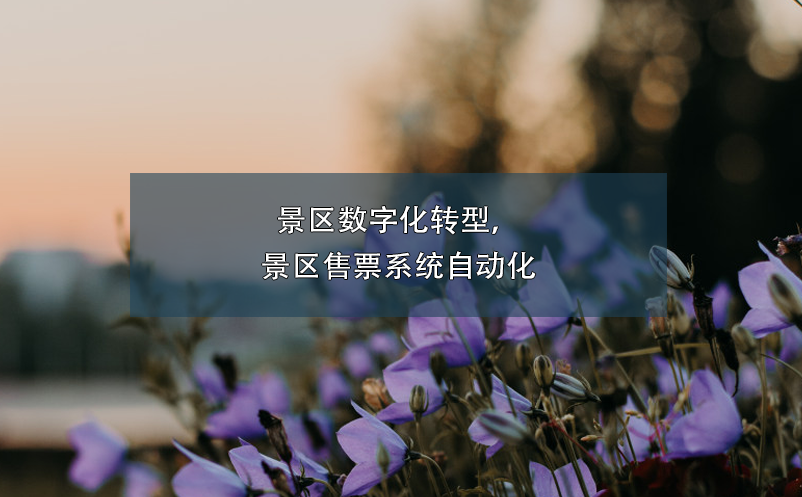 景區(qū)數(shù)字化轉(zhuǎn)型，景區(qū)售票系統(tǒng)自動化