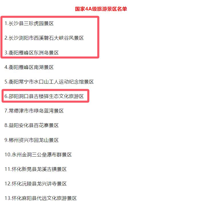湖南新增13家4A景區(qū)，其中4家使用易景通票務(wù)系統(tǒng)!