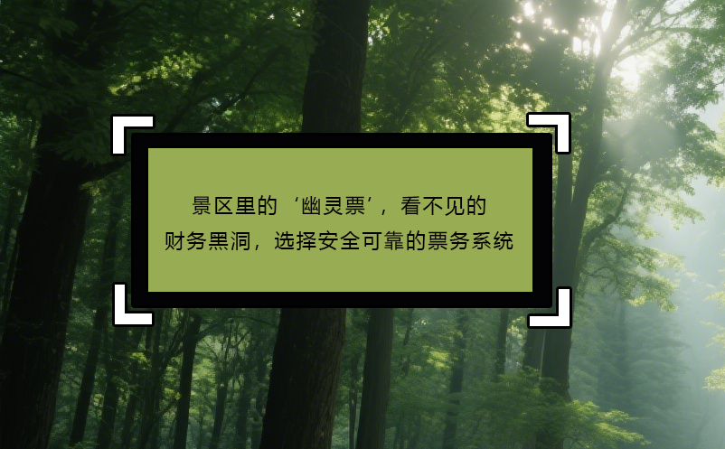 景區(qū)里的‘幽靈票’，看不見(jiàn)的財(cái)務(wù)黑洞，選擇安全可靠的票務(wù)系統(tǒng)