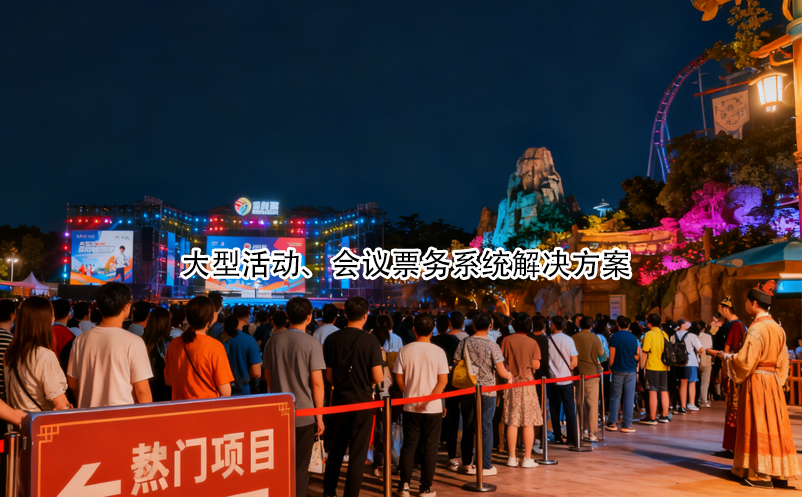 大型活動、會議票務(wù)系統(tǒng)解決方案