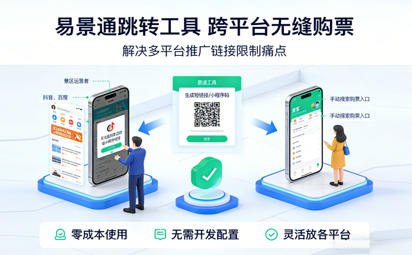 景區(qū)微信小程序售票頁面如何在抖音、淘寶等其他平臺分享？