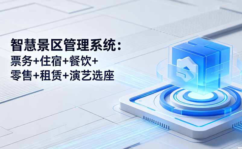 智慧景區(qū)管理系統(tǒng)：票務(wù)+住宿+餐飲+零售+租賃+演藝選座