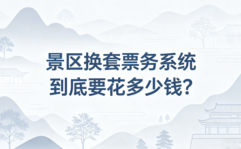 景區(qū)換套票務(wù)系統(tǒng)到底要花多少錢?